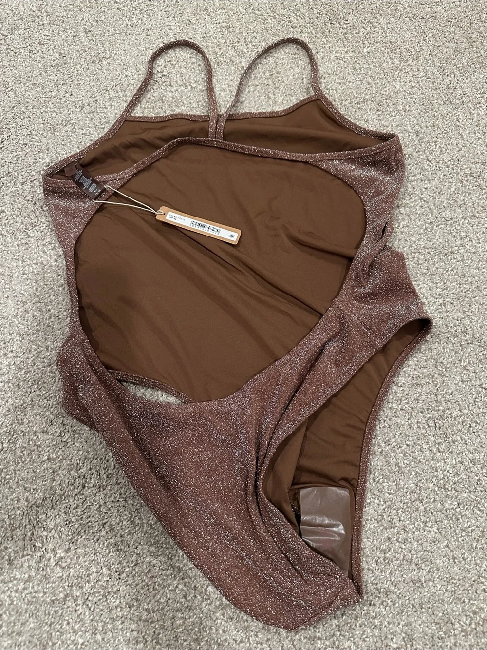 Skims lurex bathing suit in Jasper
